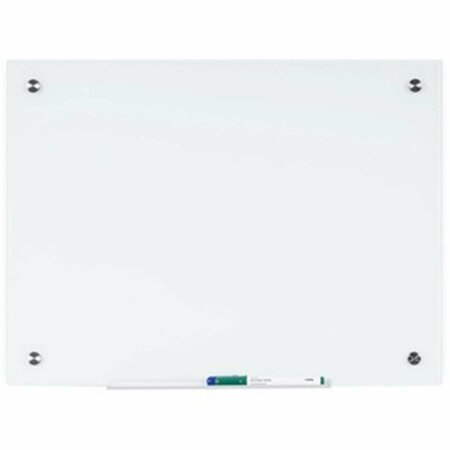 DAVENPORT & CO 18 x 24 in. Magnetic Glass Dry Erase Board, White DA3208946